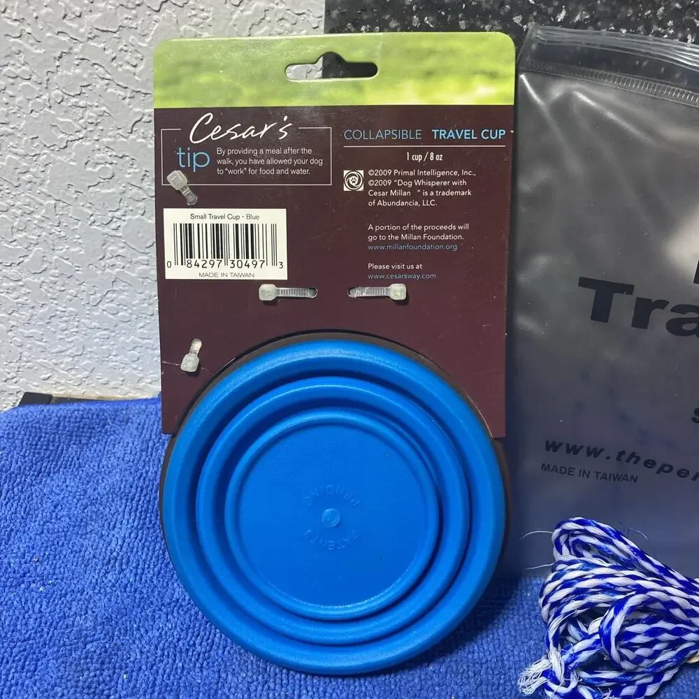 Dog Training Collar And Collapsable Bowl